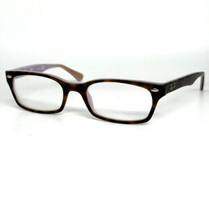 Ray-Ban Men's Tortoiseshell Brown Rectangle Glasses Frame